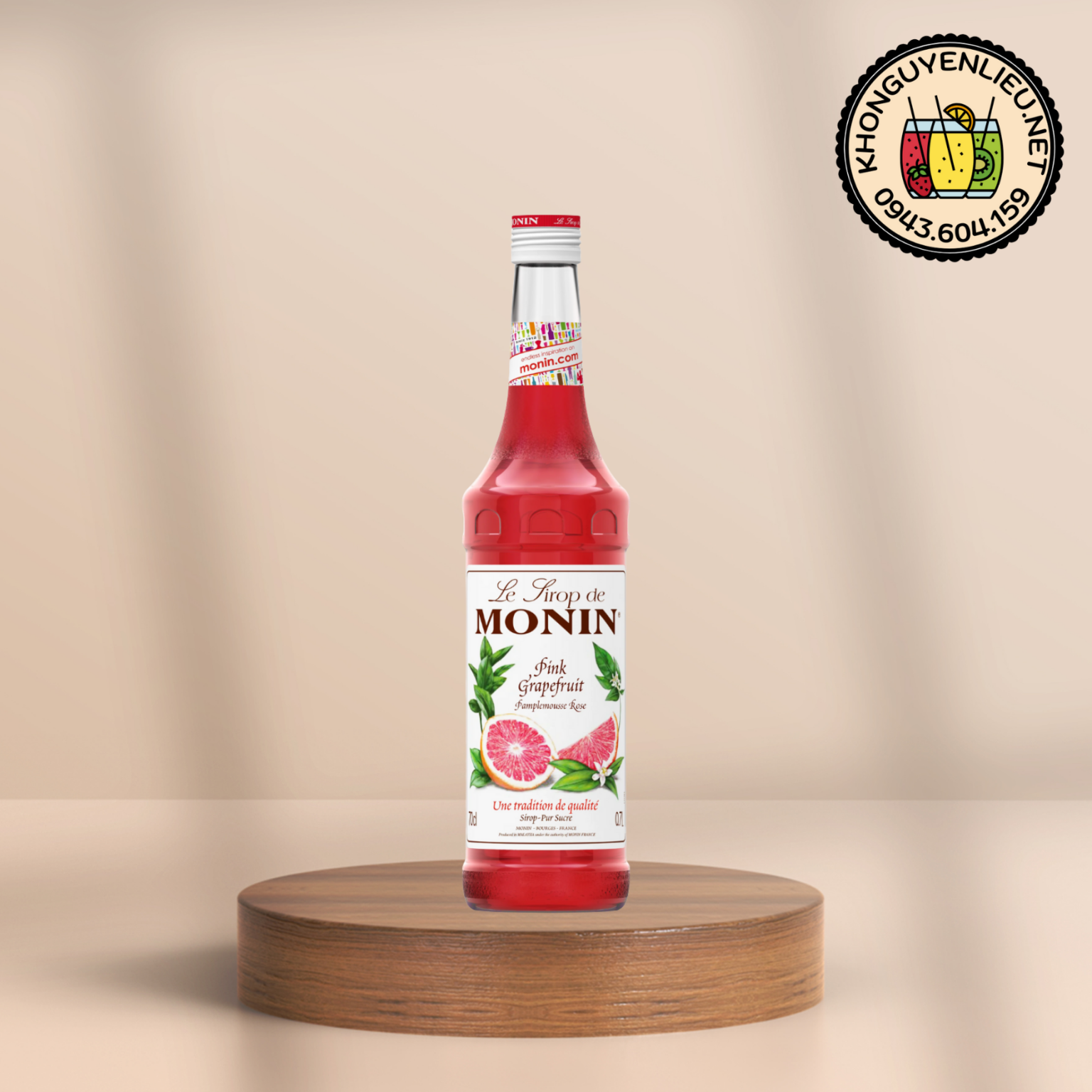 Siro Monin Bưởi Hồng