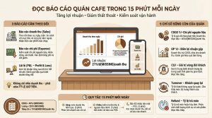 Báo cáo doanh thu – chi phí quán