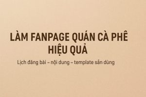 Fanpage Quán Cà Phê