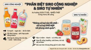 Phân Biệt Siro Công Nghiệp & Siro Tự Nhiên – Đâu Là Xu Hướng Mới 2025