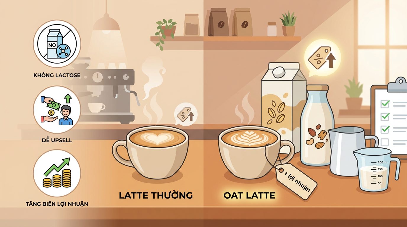 Oat milk & sữa hạt