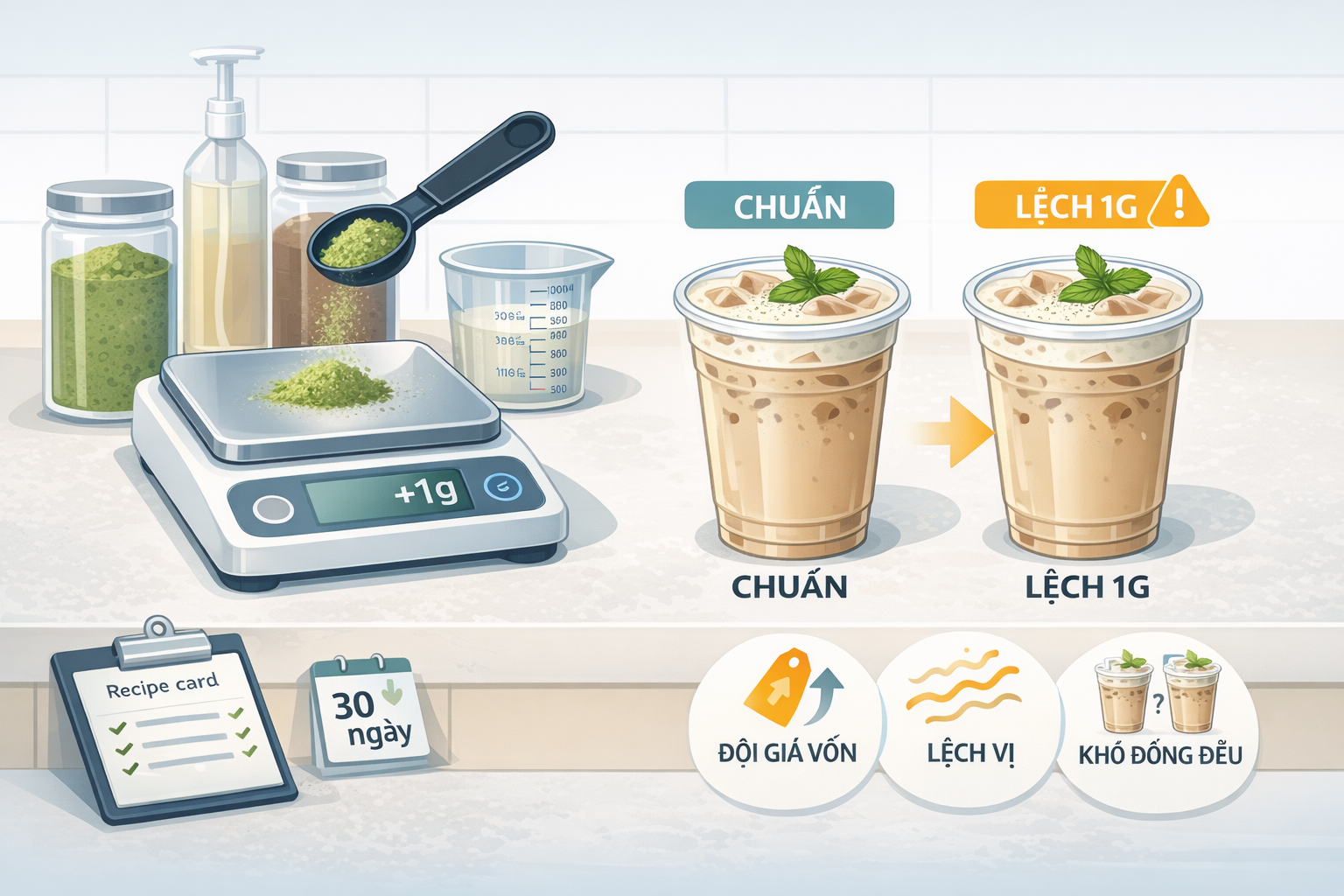 Cân điện tử pha chế