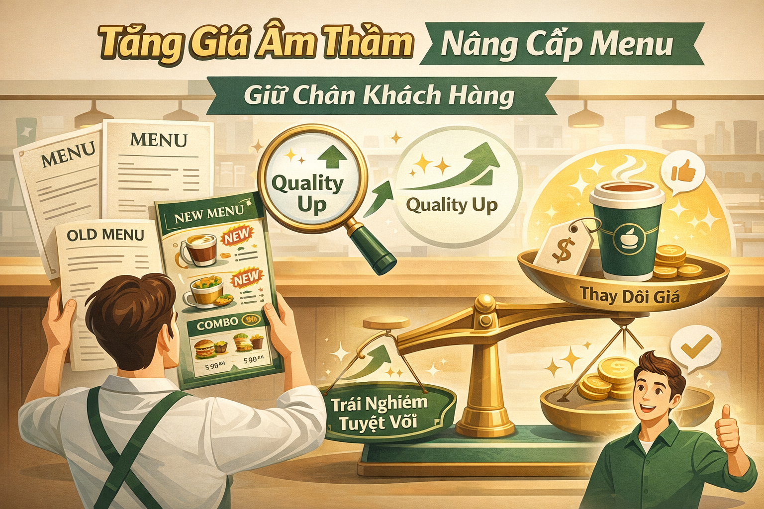điều chỉnh menu