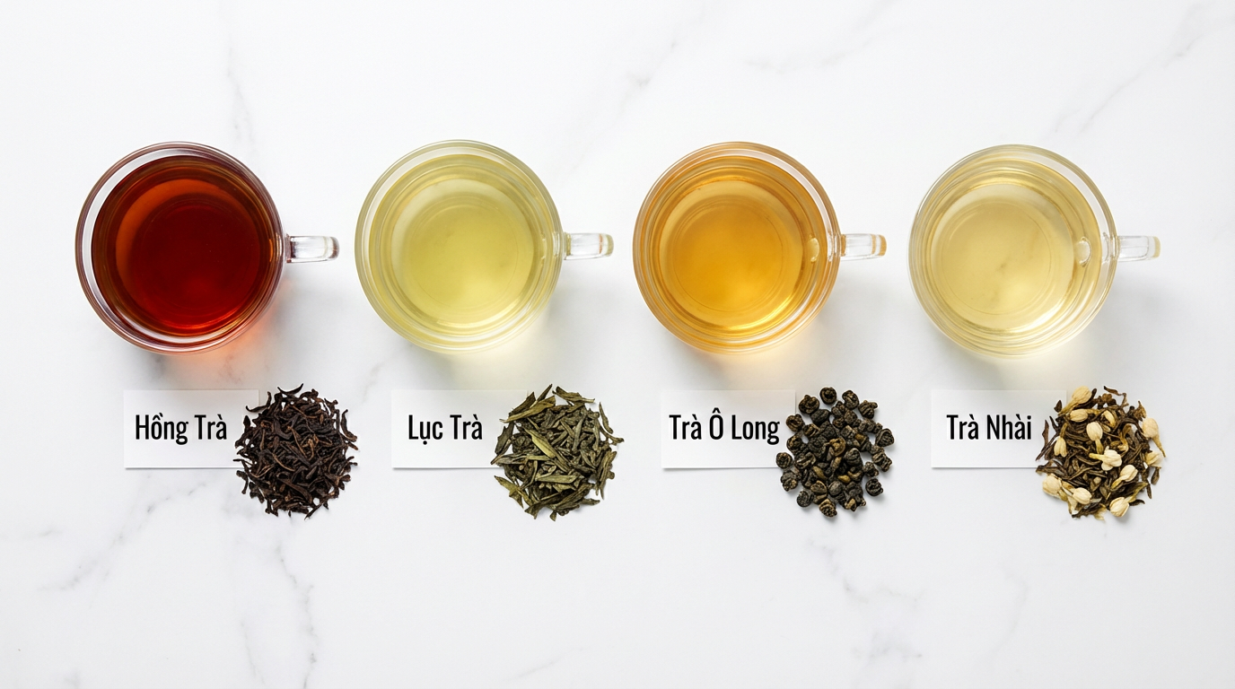 trà nền trong pha chế